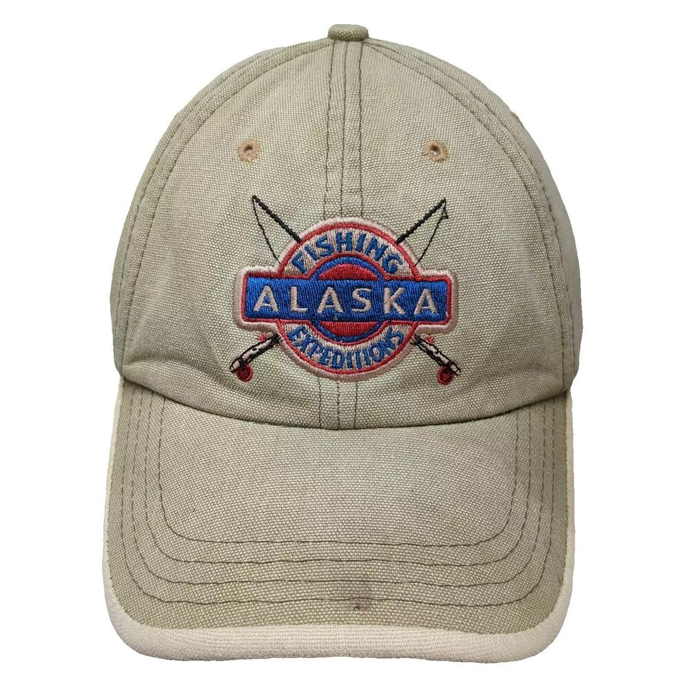 Arctic Circle Enterprises Alaska Fishing Expeditions Green Baseball Cap One Size